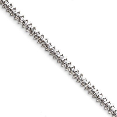 Diamond tennis bracelet 14k White Gold X2002WAA, MPN: X2002WAA, 883957198866
