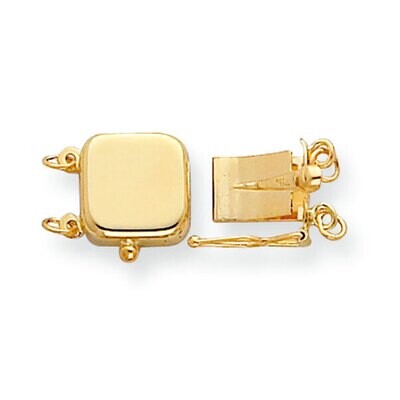Multi-Strand Bead Pearl Clasp 14k Yellow Gold YG2002, MPN: YG2002,