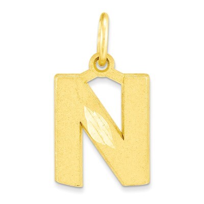 Initial N Charm 10k Gold 10C768N, MPN: 10C768N, 883957393100