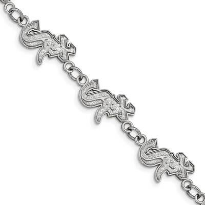 MLB Chicago White Sox Logo 1.5 In Extender Bracelet Stainless Steel ST515WHI, MPN: ST515WHI, 191101…