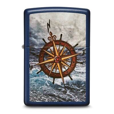 Zippo Navy Matte Ocean Compass Lighter GM25835, MPN: GM25835, 191693198706