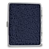 Navy Croco Leather Covered 20-Cigarette Card Case GM22577, MPN: GM22577, 788089146740