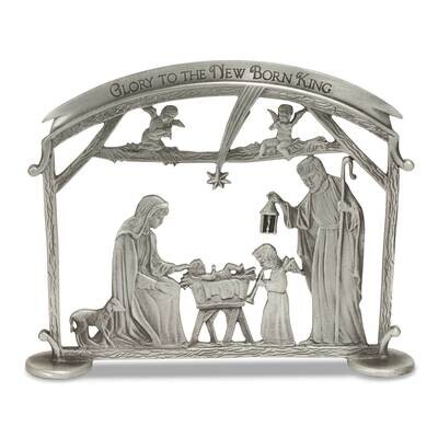 Silver-tone Standing Holy Family Scene Gift Boxed GM21219, MPN: GM21219, 785525294782