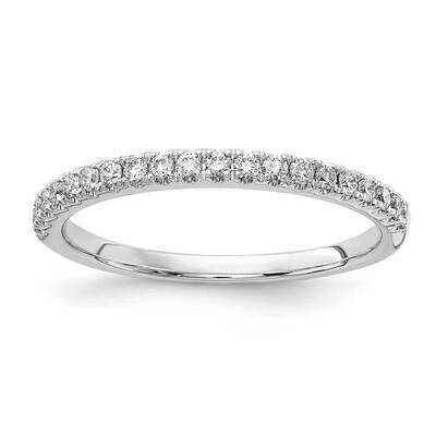 Vs/Si, D E F, 1/5Ct Wedding Band 14k White Gold Lab Grown Diamond RM5736B-020-WLD, MPN: RM5736B-020…