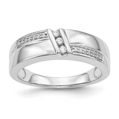 Complete Diamond Trio Men&#39;s Wedding Band 10k White Gold RM3168B-G-016-WAA, MPN: RM3168B-G-016-WAA,