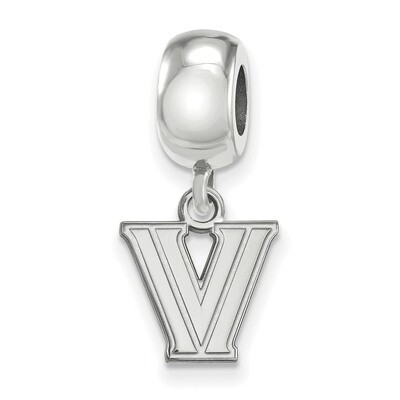 Villanova University x-Small Dangle Charm Bead Sterling Silver SS050VIL, MPN: SS050VIL, 191101122521