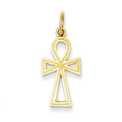 Ankh Cross Charm 14k Gold D42, MPN: D42, 883957587196