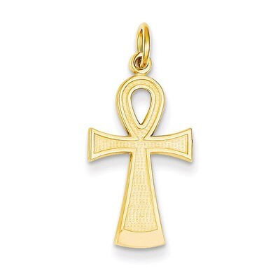 Ankh Cross Charm 14k Gold K399, MPN: K399, 883957246703