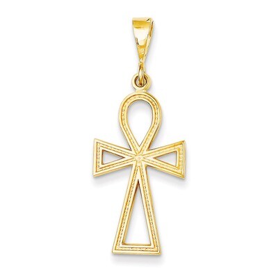 Ankh Cross Charm 14k Gold C1475, MPN: C1475, 883957246802