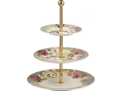Gien Millefleurs Three-Tier Cake Stand 1643SEMU50, MPN: 1643SEMU50, 3660838025711