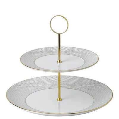 Wedgwood Arris Cake Stand Two-Tier 1055616, MPN: 1055616, 701587437370