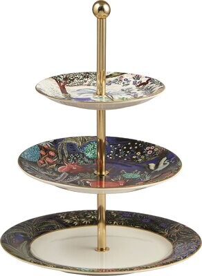 Gien Le Jardin Du Palais Three-Tier Cake Stand 1853SEMU50, MPN: 1853SEMU50, 3660838025704