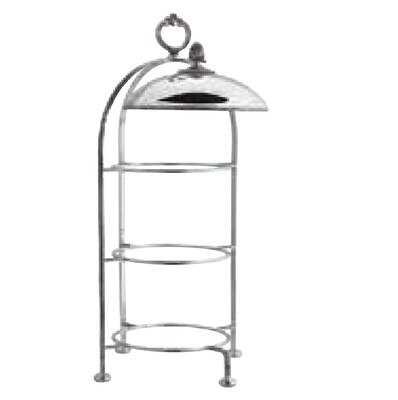 Ercuis Louis XV Plate Stand 3 Tiers 20.125 Inch Silver Plated F503025-22, MPN: F503025-22, 79095503…