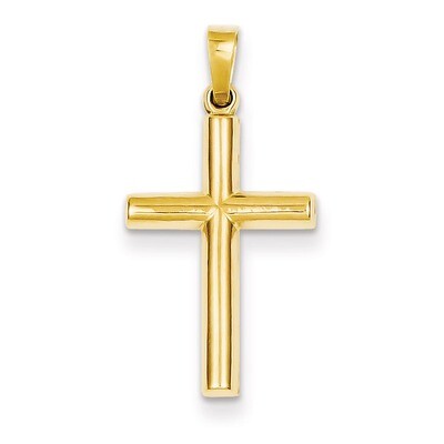 Hollow Cross Pendant 14k Gold XR245, MPN: XR245, 886774619972