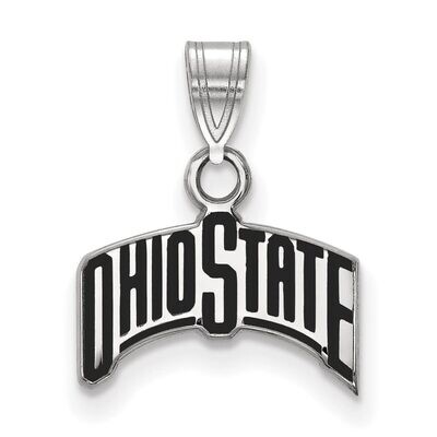 Ohio State University Small Enamel Pendant Sterling Silver SS073OSU, MPN: SS073OSU, 886774693507
