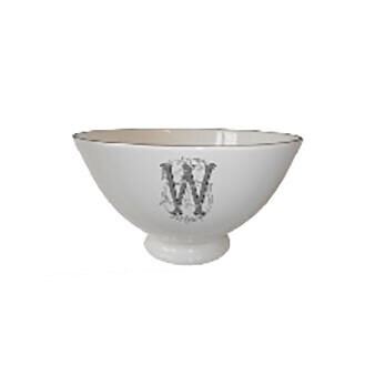 Gien Filet Blue Monogram Bowl Large W 1710C01W80, MPN: 1710C01W80, 3660838015637