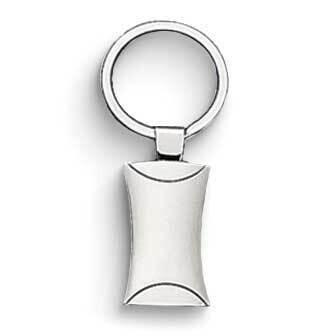 Silver-tone Rectangle Key Ring GM25313, MPN: GM25313, 788089047108