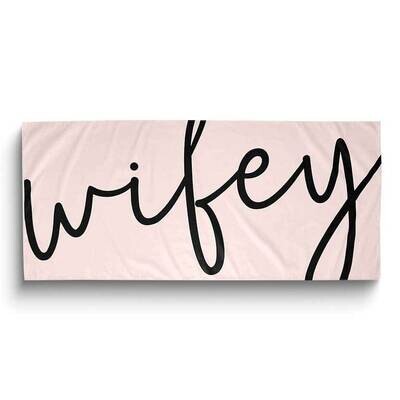 Wifey Quick Dry Oversized Beach Towel GM24898, MPN: GM24898, 195002007321