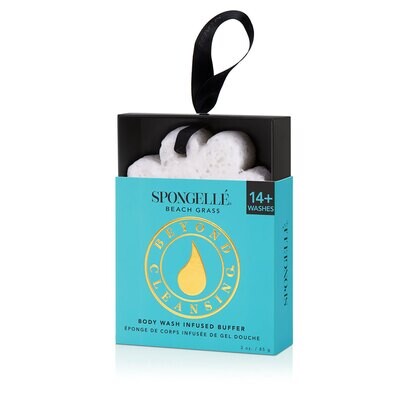 Spongelle Boxed Flower White Beach Grass Pack of 6 AST-BCDBBG