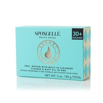 Spongelle Pedi-Buffer Beach Grass 30+ Uses Pack of 6 AST-BCPBBG