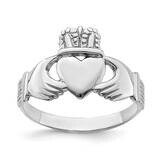 Claddagh Ring 14k White Gold Polished R867, MPN: R867, 196904045480