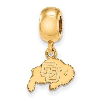 University of Colorado Bead Charm x-Small Dangle Gold-plated Silver GP022UCO, MPN: GP022UCO, 886774…