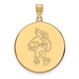 Iowa State University x-Large Disc Pendant 10k Yellow Gold 1Y039IAS, MPN: 1Y039IAS, 886774816036