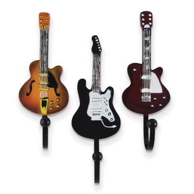 Set of 3 Resin Guitar Hooks GM22682, MPN: GM22682, 788089153663