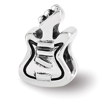 Guitar Bead - Sterling Silver QRS3440, MPN: QRS3440, 886774964560