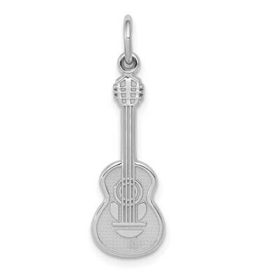 Guitar Charm 10k White Gold 10WCH70, MPN: 10WCH70,