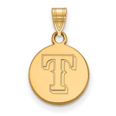 Texas Rangers Small Disc Pendant 14k Yellow Gold 4Y013RAN, MPN: 4Y013RAN, 886774872612