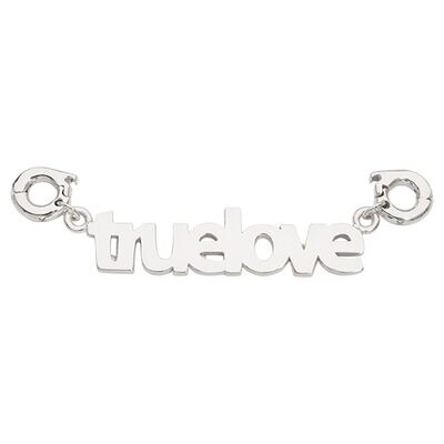 Nikki Lissoni True Love Tag Silver-plated 39 x 7mm D1239SL, MPN: D1239SL, 8719075304303