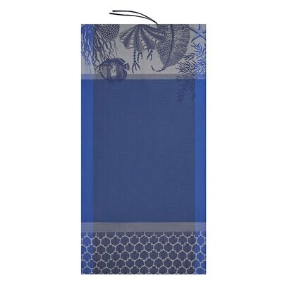 Le Jacquard Francais Recifs Blue Beach Towel 39 x 79 Inch 27463, MPN: 27463, 3660269274634