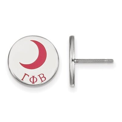 Gamma Phi Beta Enameled Post Earrings Sterling Silver SS047GPB, MPN: SS047GPB, 886774610290
