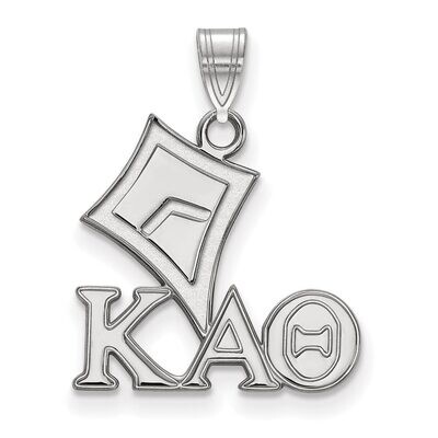 Kappa Alpha Theta Small Pendant Sterling Silver SS035KAT, MPN: SS035KAT, 886774607184