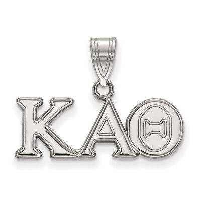 Kappa Alpha Theta Medium Pendant Sterling Silver SS003KAT, MPN: SS003KAT, 886774598864