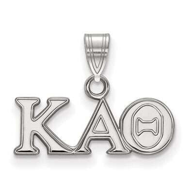 Kappa Alpha Theta Small Pendant Sterling Silver SS002KAT, MPN: SS002KAT, 886774598604