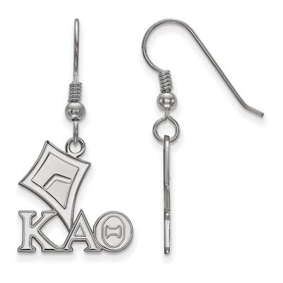 Kappa Alpha Theta Small Dangle Earrings Sterling Silver SS037KAT, MPN: SS037KAT, 886774607702