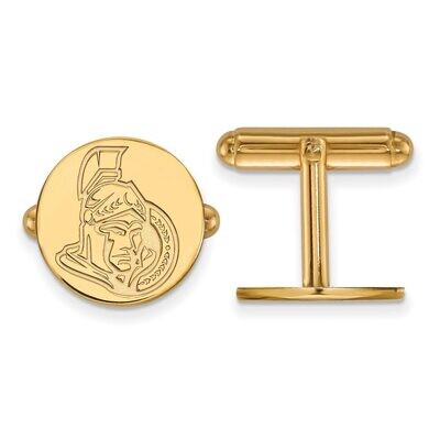 Ottawa Senators Cufflinkss 14k Yellow Gold 4Y010SEN, MPN: 4Y010SEN, 886774739496