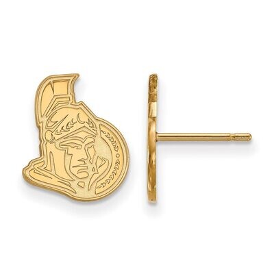 Ottawa Senators Small Post Earring 10k Yellow Gold 1Y008SEN, MPN: 1Y008SEN, 886774805740