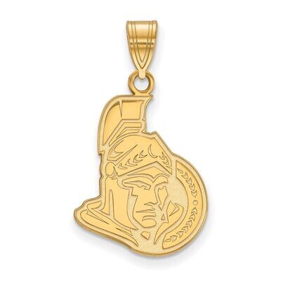 Ottawa Senators Large Pendant Gold-plated Silver GP004SEN, MPN: GP004SEN, 886774741291