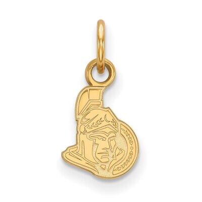 Ottawa Senators x-Small Pendant 14k Yellow Gold 4Y001SEN, MPN: 4Y001SEN, 886774856704