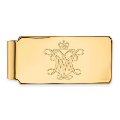 William And Mary Money Clip 14k Yellow Gold 4Y003WMA, MPN: 4Y003WMA, 886774861838