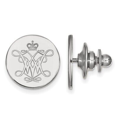 William And Mary Lapel Pin Sterling Silver SS001WMA, MPN: SS001WMA, 886774680781