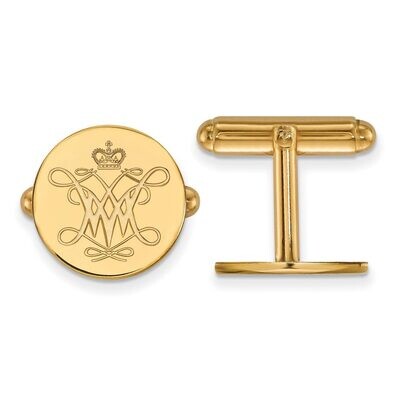 William And Mary Cufflinks Gold-plated Silver GP002WMA, MPN: GP002WMA, 886774894676