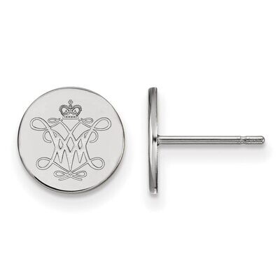 William And Mary Small Disc Earring Sterling Silver SS010WMA, MPN: SS010WMA, 886774680828