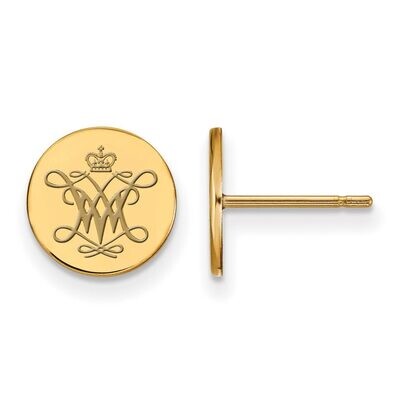 William And Mary Small Enamel Disc Earring Gold-plated Silver GP011WMA, MPN: GP011WMA, 886774913759
