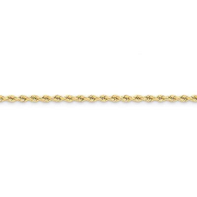 3mm Handmade Regular Rope Chain 18 Inch 14k Gold 023S-18, MPN: 023S-18, 886774395135