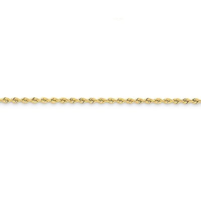 2.5mm Handmade Regular Rope Chain 18 Inch 14k Gold 018S-18, MPN: 018S-18, 886774394558