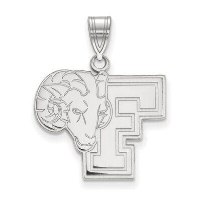 Fordham University Large Pendant 14k White Gold 4W002FOU, MPN: 4W002FOU, 886774826493